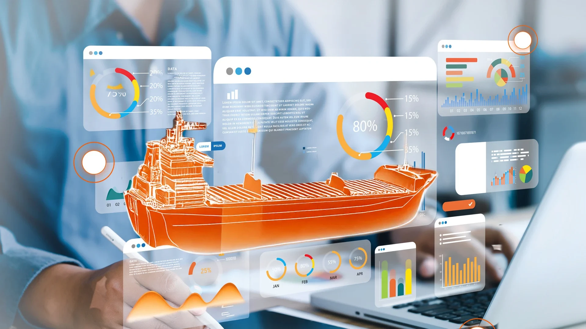 Marine vetting and clearance analytics dashboard